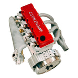 CISON L4-175 Assembled RC Engine Model, 17.5cc Mini OHV Inline Four-Cylinder Four-Stroke Gasoline Engine with Water Cooling, for RC Cars and Ships