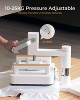 xTool 3-in-1 Smart Heat Press Kit with Mini Iron Press, Platform and Control Pod, 10-25KG High Pressure, Detachable Portable Press for T-Shirts, Vinyl, Sublimation and Crafts