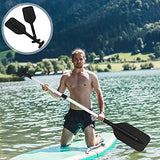 2-Piece Telescopic Boat Paddle Set with Plastic Blades and Aluminum Alloy Shafts, Adjustable Oars for Kayaking, Rafting and Canoeing
