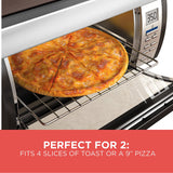 Spacemaker Under-Counter Toaster Oven, Black and Stainless Steel, TROS1000D
