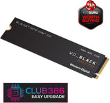 WD_BLACK 2TB SN770 Internal Gaming SSD with Gen4 PCIe and M.2 2280 Form Factor, Up to 5,150 MB/s, WDS200T3X0E
