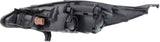 Evan-Fischer Clear-Lens Halogen Headlight Set for 2011-2013 Ford Fiesta, CAPA Driver and Passenger Side Pair with Bulbs