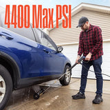 Westinghouse WPX3400 Gas Pressure Washer with 3400 PSI and 2.6 Max GPM, Onboard Soap Tank, Spray Gun, Wand and 5-Nozzle Set for Cars, Fences, Driveways, Patios and Furniture