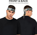Cotton Sports Head Tie with Moisture-Wicking Straps for Men and Women, Designed for Running, Gym and Workouts