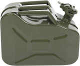Portable 10L / 2.5-Gallon Metal Diesel and Gas-Fuel Tank with Pipe, Cold-Rolled Plate, Green 1