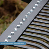 6 Landscape Rake from Titan Attachments, Designed for Compact Tractors with Quick Hitch Compatibility
