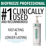 Biofreeze Professional Pain Relief Gel with Pump, 32 oz, Colorless