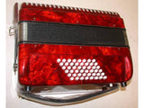 Hohner 48-BASS Accordion in Red