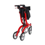 Drive Medical Nitro Euro-Style Rollator Walker in Red