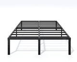 14-Inch Full Platform Bed Frame, Heavy-Duty Metal Mattress Foundation with Underbed Storage, No Box Spring Required, Easy Assembly and Noise-Free Support