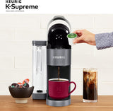 Keurig K-Supreme Single-Serve K-Cup Pod Coffee Maker with MultiStream Technology, 4 Brew Sizes & 66oz Dual-Position Removable Reservoir, Black