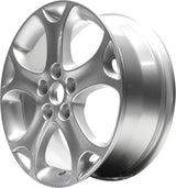 Partsynergy 17-Inch Replica Aluminum Alloy Wheel Rim for 2010-2018 Mazda 5, 5-Lug 114.3mm, 5-Spoke