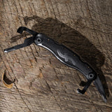 FLEXCUT Pocket Jack for Carvin 2.0, Lightweight USA-Made Wood Carving Jackknife with 4 Blades, JKN289