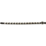 Jodi Head M-Star Guitar Strap in Black with Black Binding and Concho Detail