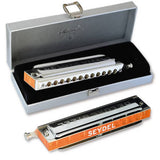 SEYDEL Chromatic Deluxe Steel Solo Harmonica in Low F