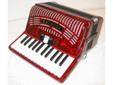 Hohner 48-BASS Accordion in Red