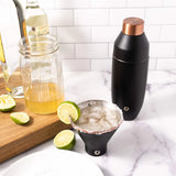 Marble-Finish Stainless Steel Cocktail Shaker