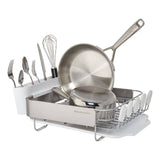 Black KitchenAid Compact Dish Rack, Crafted from Stainless Steel, 16.06-Inch