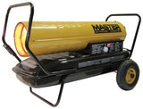 Master MH-215T-KFA Kerosene Forced-Air Heater with Thermostat and 215,000 BTU Output