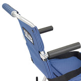 Drive Medical SL18 Super Light Wheeled Transport Chair, Foldable Design with Carry Bag