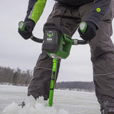 ION 39250 8 R1 Electric Ice Auger, Green and Black