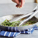 All-Clad D5 8×22 Fry Pan Crafted from Brushed Stainless Steel