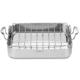 Cuisinart MultiClad Pro Roasting Pan, 16, Crafted from Stainless Steel in Silver