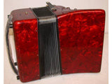 Hohner 48-BASS Accordion in Red