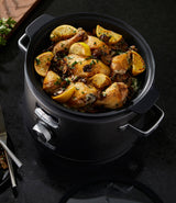 Calphalon Digital Saut Slow Cooker with Dark Stainless Steel Finish