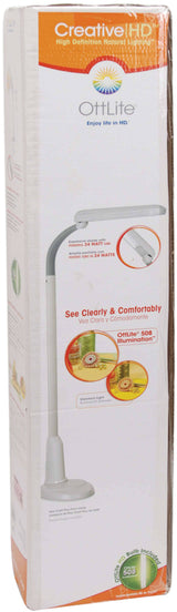 OttLite Craft Plus Lamp in Dove Grey