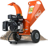SuperHandy Mini Wood Chipper, Shredder, and Mulcher with Heavy-Duty 7HP Engine, Compact Design, and 3-Inch Maximum Capacity