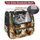 Airline-Approved Halloween Pet Carrier Bag for Small and Medium Dogs, Cats, and Puppies