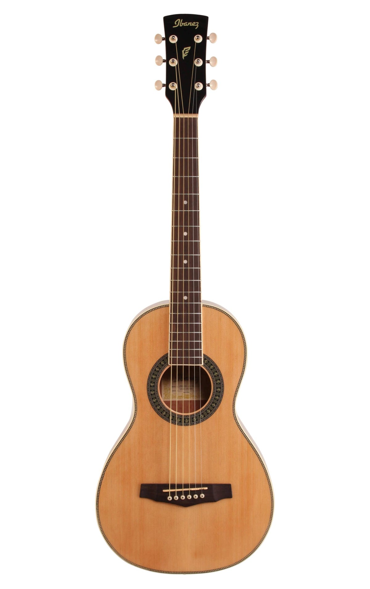 Ibanez PN1 NT Performance Series PN Parlor Acoustic Guitar, Natural High Gloss