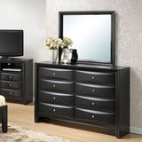 Glory Furniture Marilla Black 8-Drawer Dresser, Model G1500-D