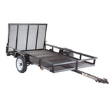 5X8G Carry-On Utility Trailer, 5 ft x 8 ft, Designed with Rear Gate