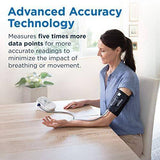 Omron Silver Upper-Arm Blood Pressure Monitor with Digital Display and Bluetooth Connectivity