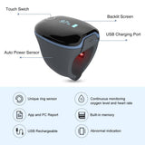 LOOKEE O2Ring by Wellue, Continuous Overnight Ring Pulse Oximeter and Oxygen Monitor