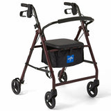Medline Basic Steel Rollator for Everyday Mobility Support