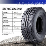 10270 ATV Tire, 24x9x10, 6PR, Single Replacement Tire