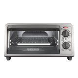 Black & Decker TO1322SBD 4-Slice Toaster Oven for Countertop Cooking