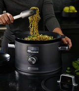 Calphalon Digital Saut Slow Cooker with Dark Stainless Steel Finish