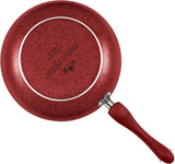 15-Piece Paula Deen Signature Cookware Collection, Featuring Nonstick Porcelain Construction in Red and Black
