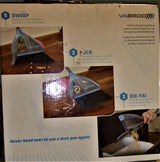 VaBroom 2-in-1 Cleaning Tool with Integrated Vacuum and Powerful Broom Design
