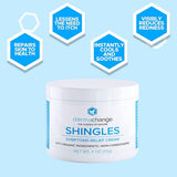 8oz Manuka Honey Cream for Natural Shingles Treatment, Nerve Pain Relief, Itchy Dry Skin, Scars and Face & Body Moisturizing