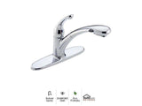 Delta Signature 470-WE-DST Single-Handle Pull-Out Kitchen Faucet in Chrome