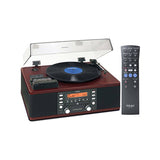 Teac LP-R550USB Walnut Audio System with CD Recorder, Cassette Deck and Turntable