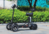 City Slicker Folding Mobility Scooter with Battery Power, 17-Mile Range, Heavy-Duty Lightweight Design, White