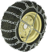 The ROP Shop Pair of 2 Link Tire Chains with Tensioners, 23×10.5×12, for Snow Blowers, Lawn and Garden Tractors, Mowers, Riders, UTVs, ATVs and Utility Vehicles