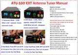 Malahit ATU-100 EXT Antenna Tuner by N7DDC for 1.8-50MHz, 7×7 0.96-Inch OLED, 3.2 Firmware, Assembled Housing with USB Cable; No Battery