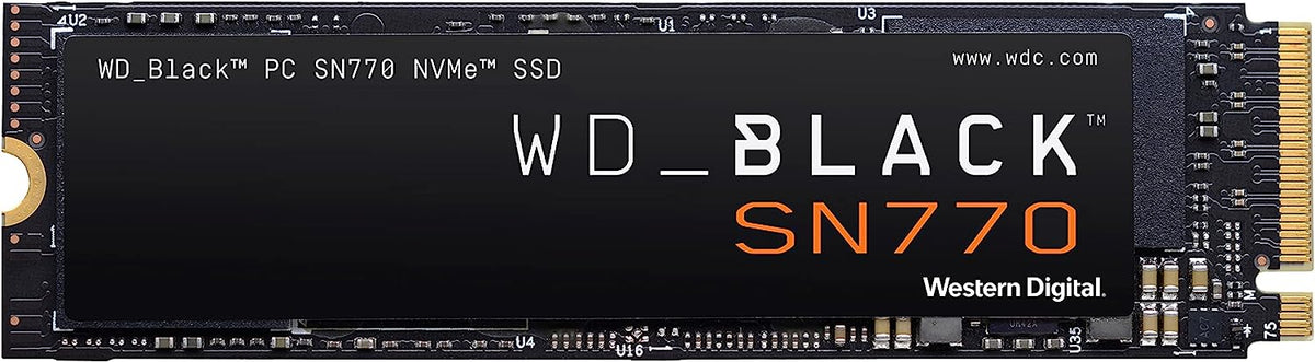 WD_BLACK 2TB SN770 Internal Gaming SSD with Gen4 PCIe and M.2 2280 Form Factor, Up to 5,150 MB/s, WDS200T3X0E